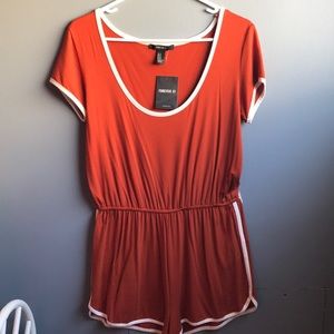 Forever 21 | Orange Romper Size M